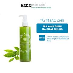 Gel Tẩy tế bào chết Trà xanh Santa Marche Green Tea Clear Peeling Nhật Bản 200ml