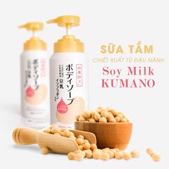 Sữa Tắm Sữa Đậu Nành SOY MILK Dưỡng Ẩm, Trắng Da 600 ml