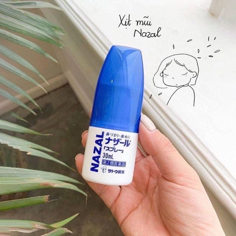 Xịt Ngạt Mũi, Sổ Mũi, Xoang Nazal Nhật Bản 30 ml