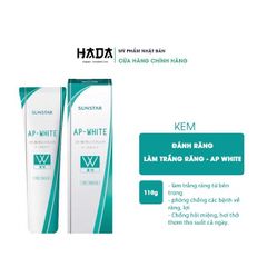 Kem Đánh Răng Trắng Răng Sunstar - AP White 110g