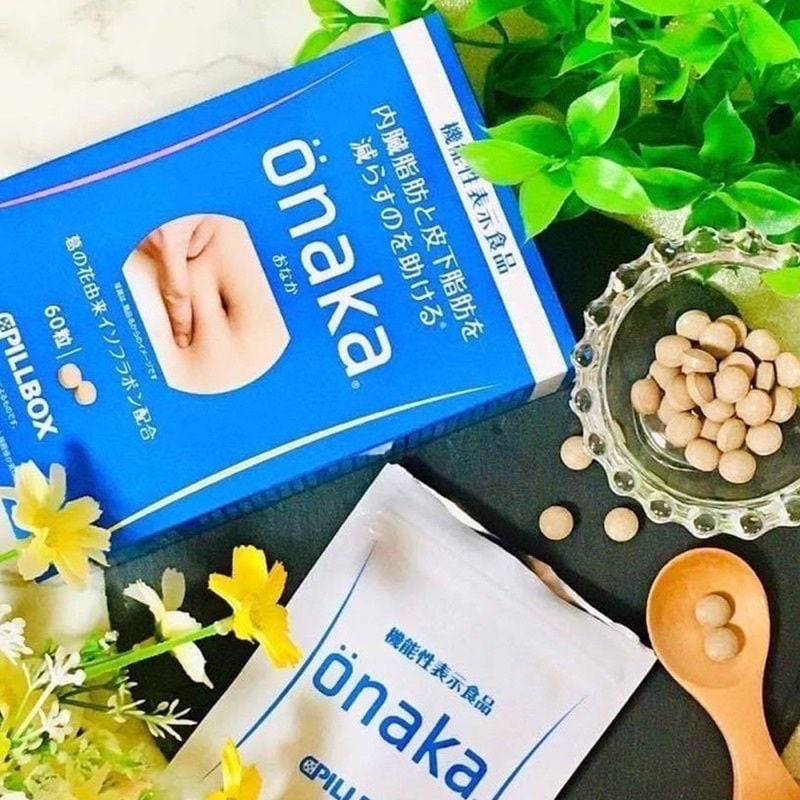 Viên Uống Giảm Mỡ Bụng Onaka Hộp 60 Viên