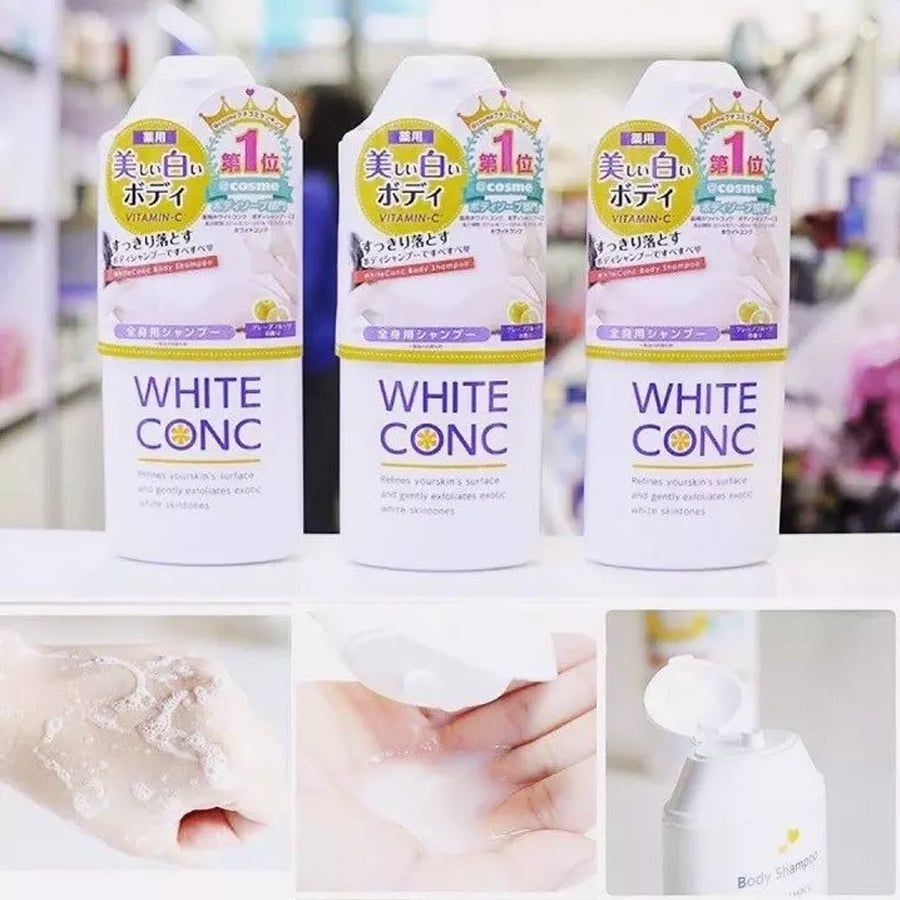 Sữa Tắm Trắng Da Trắng Da Toàn Thân An Toàn White Conc Body Từ Nhật Bản - Màu trắng 360ml