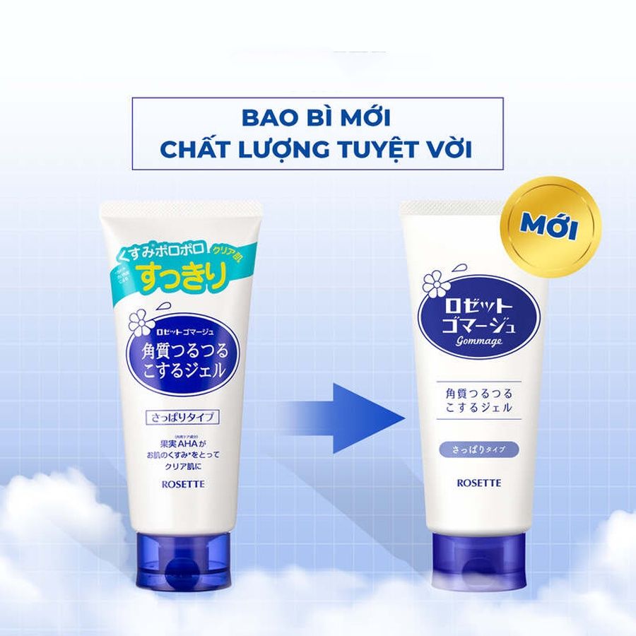Gel tẩy tế bào chết Rosette Peeling Gel Nhật Bản dành cho mọi loại da 120g