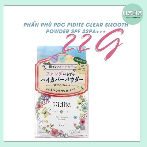 Phấn Phủ  Pidite  SPF 35PA+++ 02 Màu Tự Nhiên Nhật Bản 22G