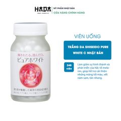Viên Uống Trị Nám Trắng Da Pure White SHISEIDO 240 Viên Nhật Bản