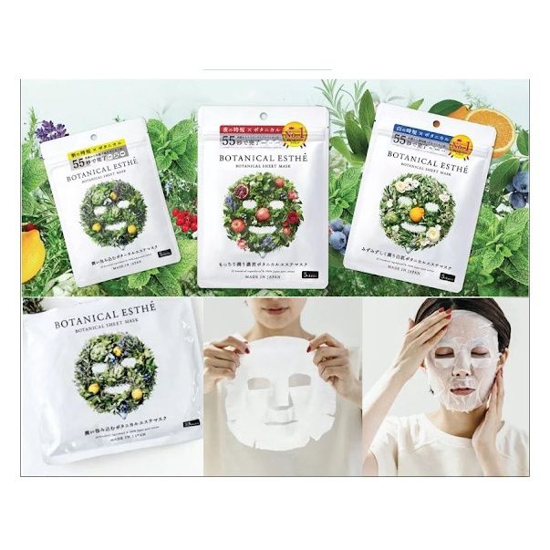 Mặt Nạ Thảo Mộc Botanical Esthe 5 Miếng Nhật Bản.