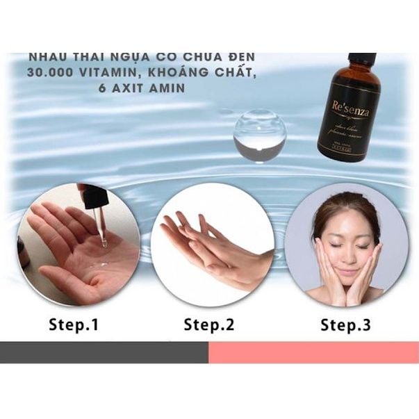Serum Dưỡng Da Nhau Thai Ngựa Cao Cấp RE'SENZA Dưỡng Trắng - Chống Lão Hóa 60ml