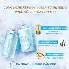 Bộ Dầu Gội Xả Tsubaki Xanh, Sạch và Mát Lạnh, Phục Hồi Chân Tóc Hư Tổn, Giảm Gàu Và Mượt Tóc