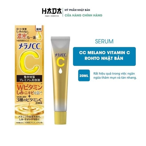 Tinh Chất Dưỡng Trắng Da Chống Thâm Nám Melano CC Whitening Essence 20ml