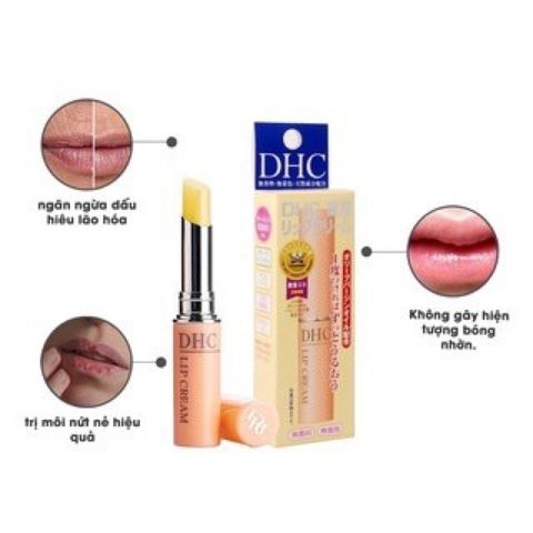 Son Dưỡng Môi DHC Không Màu Làm Mờ Và Giảm Thâm Nhật Bản DHC Lip Cream 1,5g
