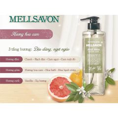 Sữa Tắm Nước Hoa Dưỡng Mềm Mịn Da Mellsavon Nhật Bản- 480ml