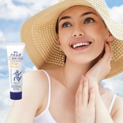Kem Chống Nắng Hatomugi Dưỡng Ẩm Và Làm Sáng Da SPF50+ PA++++ 80g