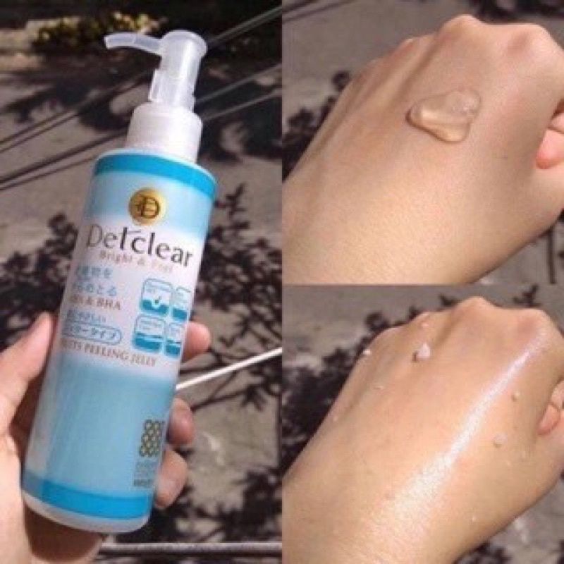 Gel tẩy tế bào chết Detclear Bright and Peel Nhật Bản 180ml