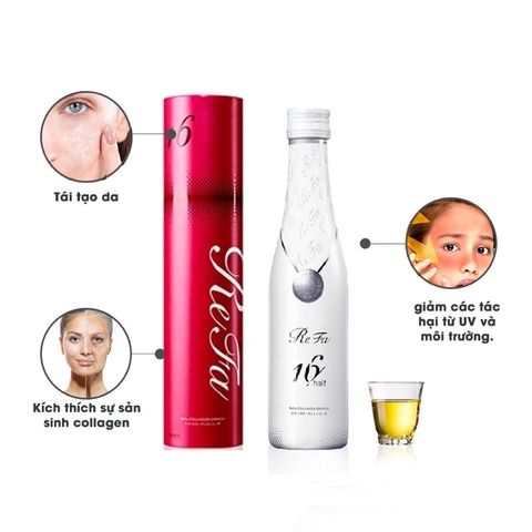 Nước Uống Đẹp Da Collagen Refa Enriched 16 Nhật 480ml