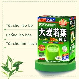 Bột Lúa Non Nguyên Chất Tăng Dinh Dưỡng, Giúp Da Đẹp 44 Gói Nhật Bản