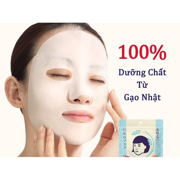 Mặt Nạ Cám Gạo Keana Rice Mask Nhật Bản Dưỡng Ẩm, Se Khít Lỗ Chân Lông