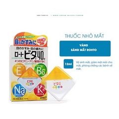 Nước Nhỏ Mắt Rohto Nhật Bản - Màu Vàng 12ML