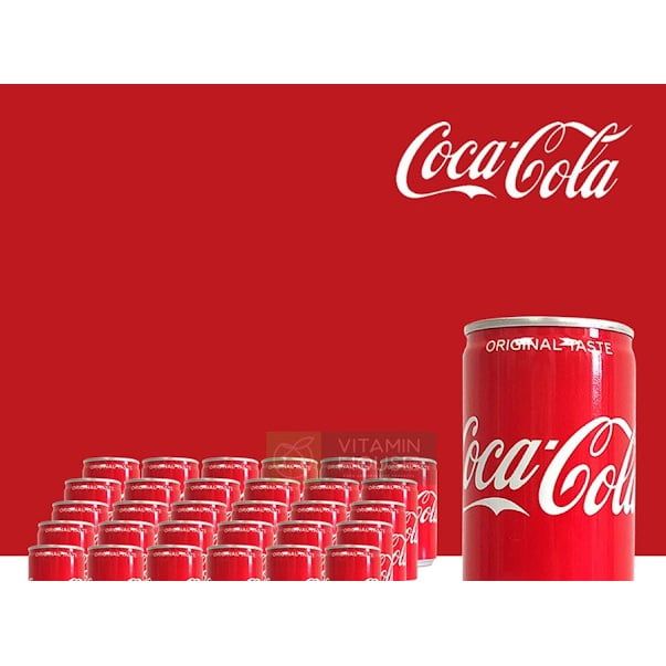 Coca Nhí Nhật Bản - 30 Lon x 160Ml