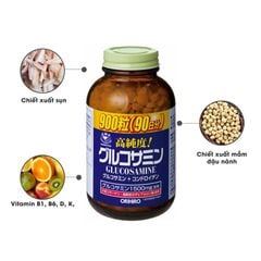 Viên Uống bổ xương khớp Glucosamine Orihiro 1500mg Nhật Bản 900v