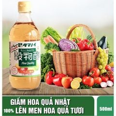Giấm Hoa Quả Nhật Bản - 100% Lên Men Từ Hoa Quả Tươi - 500ML