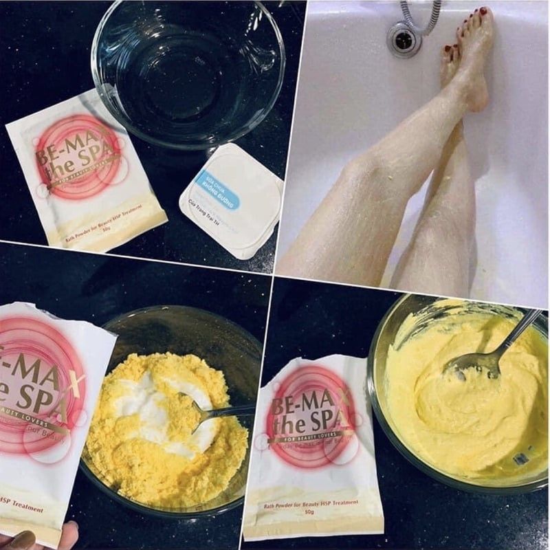 Bột Tắm Trắng BEMAX Nhật Bản Chuyên Dùng cho Spa