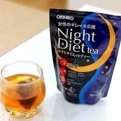 Trà Giảm Cân Trà Night Diet Tea Orihio – Đào Thải Mỡ Thừa Nhanh Chóng, An Toàn Không Tác Dụng Phụ - 24 Gói/Hộp