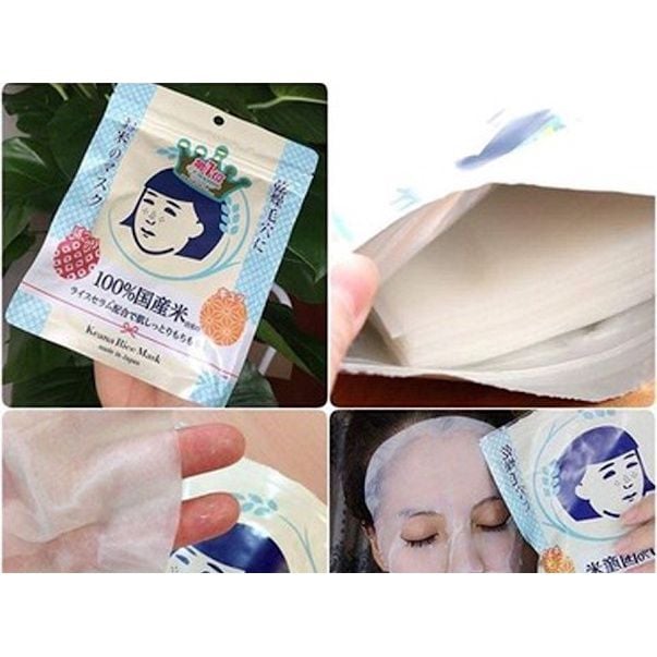 Mặt Nạ Cám Gạo Keana Rice Mask Nhật Bản Dưỡng Ẩm, Se Khít Lỗ Chân Lông