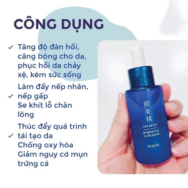 Serum Dưỡng Trắng, Mờ Nám] Kracie Hadabisei Brightening Facial Nhật Bản 30  ml – hadacosmetic