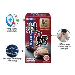 Viên Uống Tinh Chất Hàu Tươi ORIHIO Nhật Bản Tăng Cường Sinh Lý 120 Viên