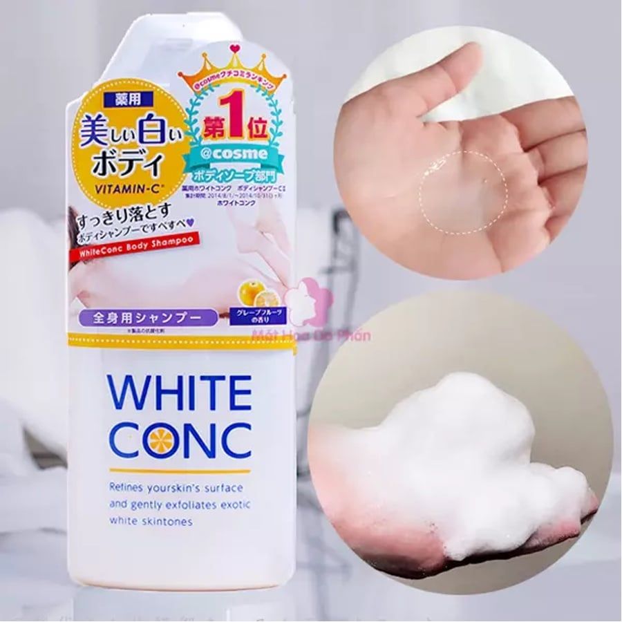 Sữa Tắm Trắng Da Trắng Da Toàn Thân An Toàn White Conc Body Từ Nhật Bản - Màu trắng 360ml
