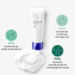 Sữa Rữa Mặt Transino Dưỡng Trắng, Giảm Thâm Nám, Tàn Nhang Nhật Bản 100g