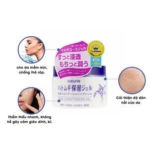 Kem Dưỡng Dưỡng Ẩm Sáng Da Naturie Hatomugi Skin Conditioner Gel 180Gr