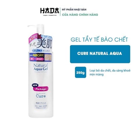 Gel Tẩy Tế Bào Chết Cure Natural Aqua nội địa Nhật Bản 250g
