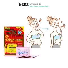 Viên Uống Giảm Cân DERU DERU 12Kg, Giảm Cân, Giảm Mỡ Bụng, Thon Gọn Eo, Giảm Cân 12Kg trong 75 Ngày (Hộp 75 gói)