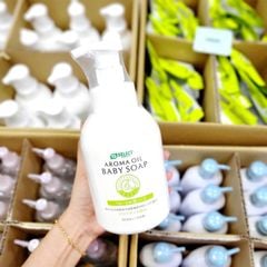 [Sữa Tắm Tinh Dầu Thơm Thiên Nhiên Cho Bé ] Aroma Oil Baby Soap S Select Tạo Bọt Cấp Ẩm Mềm Mịn Da Không Kích Ứng 500ML