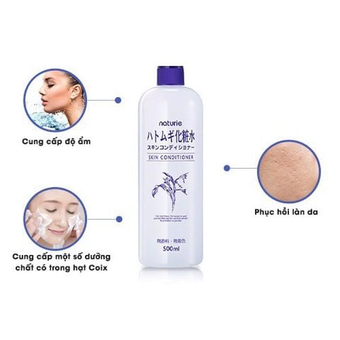 Lotion Dưỡng Da Naturie Hatomugi Skin Conditioning Chiết Xuất Từ Hạt Cây Ý Dĩ 180g
