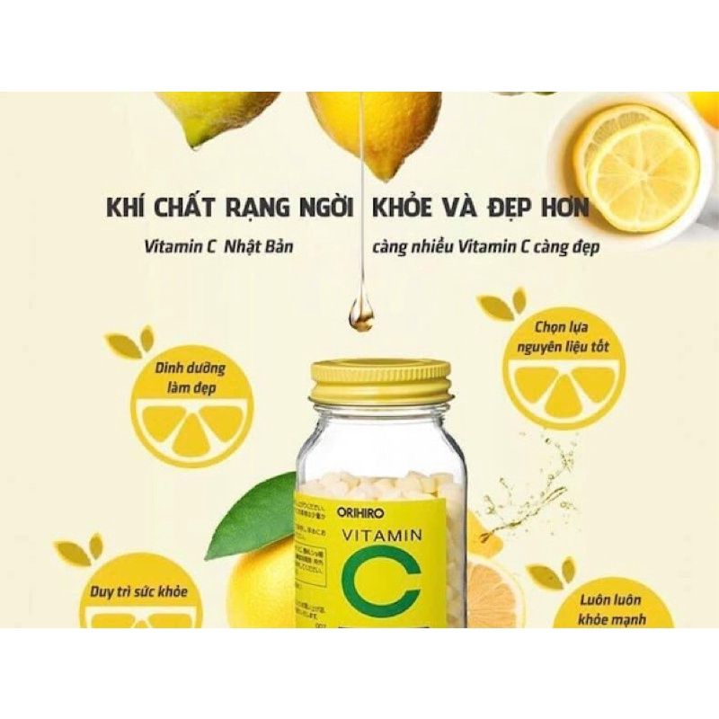 Viên Uống VITAMIN C ORIHIRO 300 viên