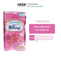 Vòng Đeo Chống Muỗi, Đuổi Muỗi, Tránh Muỗi Kincho Chiết Xuất Hoa, Trái Cây (Bịch 30 Vòng)