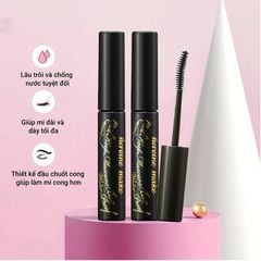 Mascara Kissme Heroine Make Curl Keep Nhật Bản Siêu Bền  Chống Trôi, Nâng Cong, Làm Dày Rậm Mi, Màu Đen 4,5G
