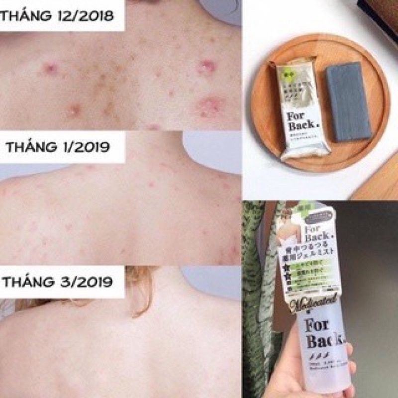 Bộ Xà Phòng Sạch Mụ.n Lưng Forback PELICAN Nhật Bản