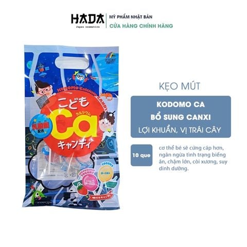 [Kẹo Mút Trẻ Em] Unimat Riken Bổ Sung Canxi, Ngừa Còi Xương, Suy Dinh Dưỡng (Gói 10 que)