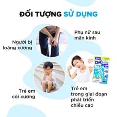 Thực Phẩm Bảo Vệ Sức Khỏe Viên Uống DHC Bổ Sung Canxi Calcium + CBP