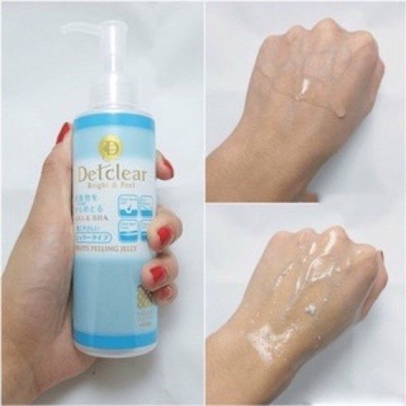 Gel tẩy tế bào chết Detclear Bright and Peel Nhật Bản 180ml