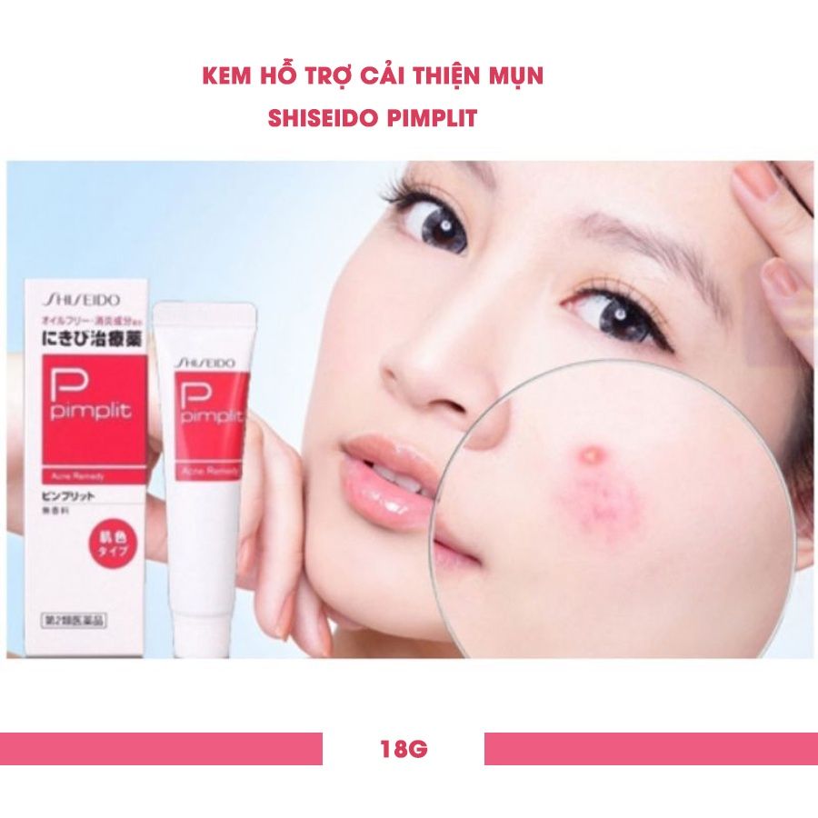 Kem Ngừa Mụn Shiseido Pimplit Nhật Bản Giảm Mụn Bọc, Mụn To 18 gram