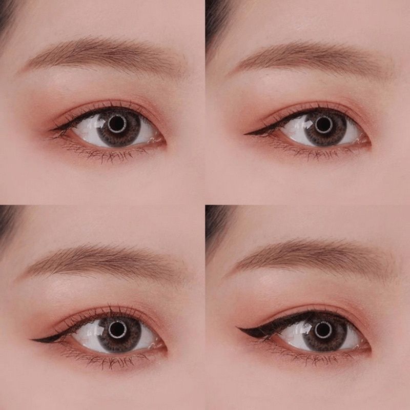 Bút Kẻ Mắt Nước Eyeliner Kiss Me Nhật Bản Không Trôi, Không Lem, Chống Nước, Đầu Cọ Mảnh 0,1 mm, Đường Kẻ Sắc Nét