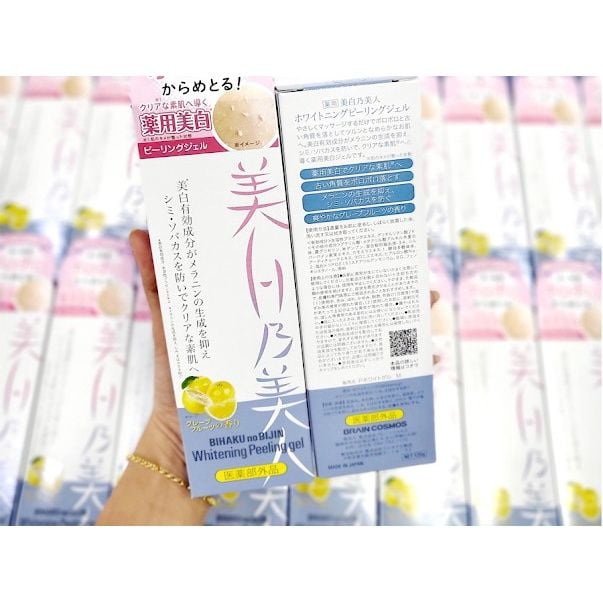 Gel Tẩy Da Chết Dưỡng Trắng Da Bihaku No Bijin Whitening Peel Gel Nhật Bản- 120G