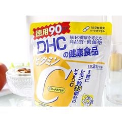 Viên Uống Vitamin C DHC Nhật Bản Giúp Tăng Cường Sức Đề Kháng, Đẹp Da, Ngừa Mụn, Sạm Da.