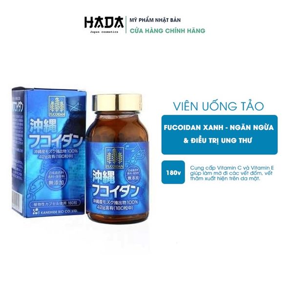 Viên Uống Ngừa Ung Thư Okinawa Fucoidan Nhật Bản 180 Viên