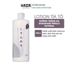 Nước Hoa Hồng Dokudami Perrila Chiết Xuất Tía Tô Cấp Ẩm Sáng Da Sạch Mụn Nhật Bản 500ml