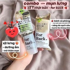 Bộ Xà Phòng Sạch Mụ.n Lưng Forback PELICAN Nhật Bản
